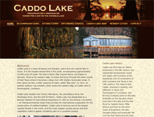 Tablet Screenshot of explorecaddolake.com